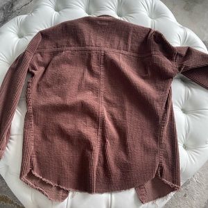 RSQ, corduroy brown jacket.